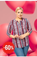 M12314 TUNIKA EWA WZÓR KRATKA